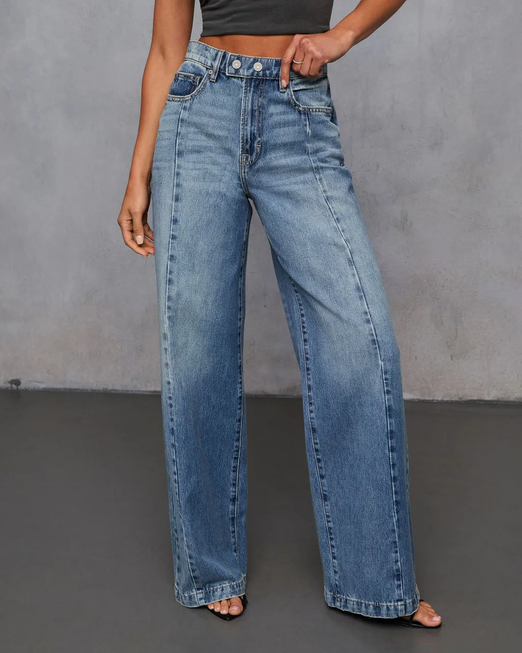 Beverly Rigid Wide Leg Jeans sold by Vici product image thumbnail 5