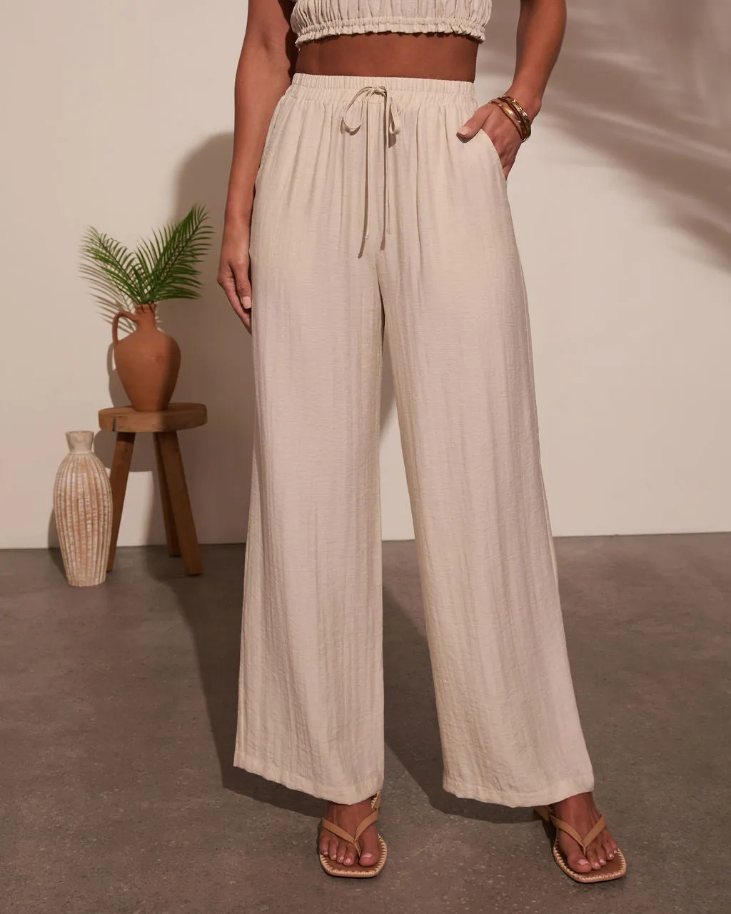 Pamella Pleated Wide Leg Pants sold by Vici