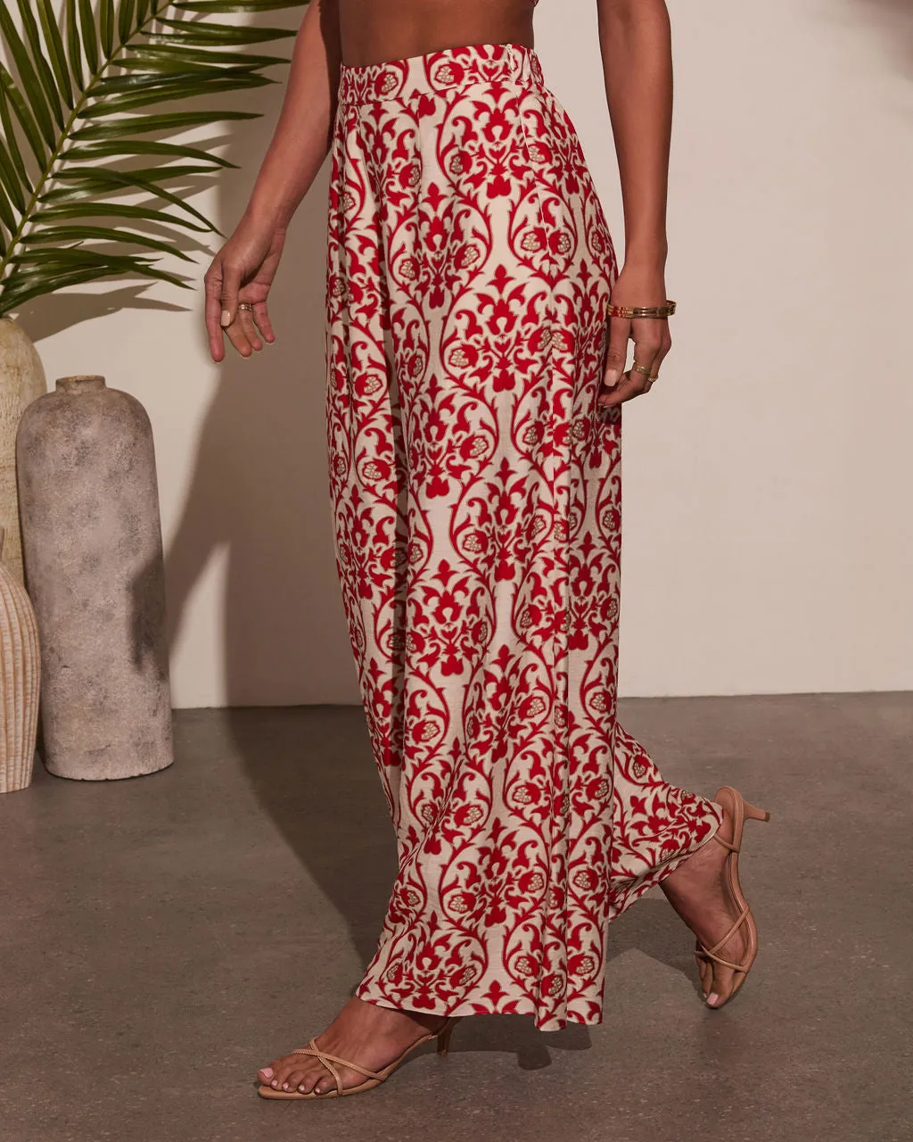 Deep Trance Abstract Wide Leg Pants sold by Vici product image thumbnail 3