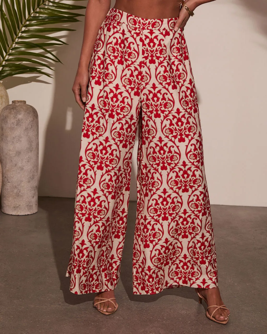 Deep Trance Abstract Wide Leg Pants sold by Vici product image thumbnail 2