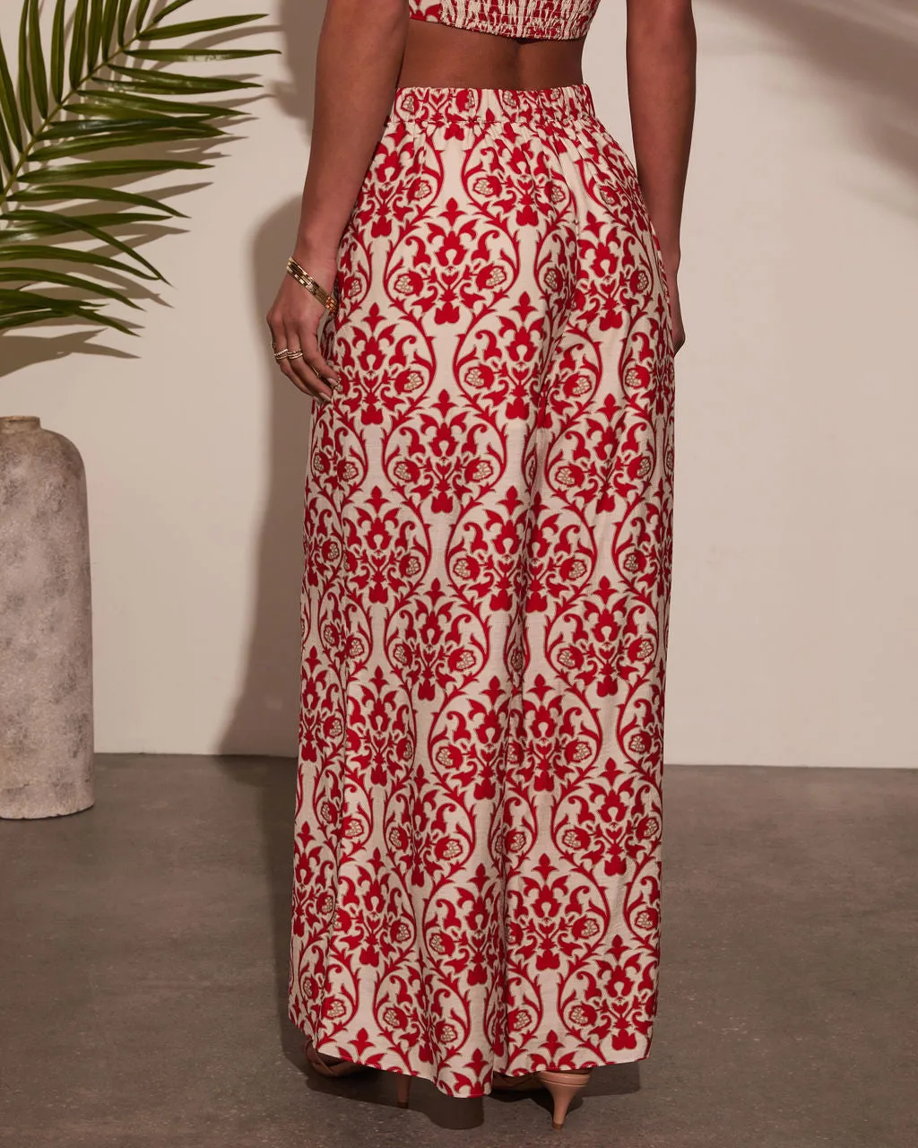 Deep Trance Abstract Wide Leg Pants sold by Vici product image thumbnail 4