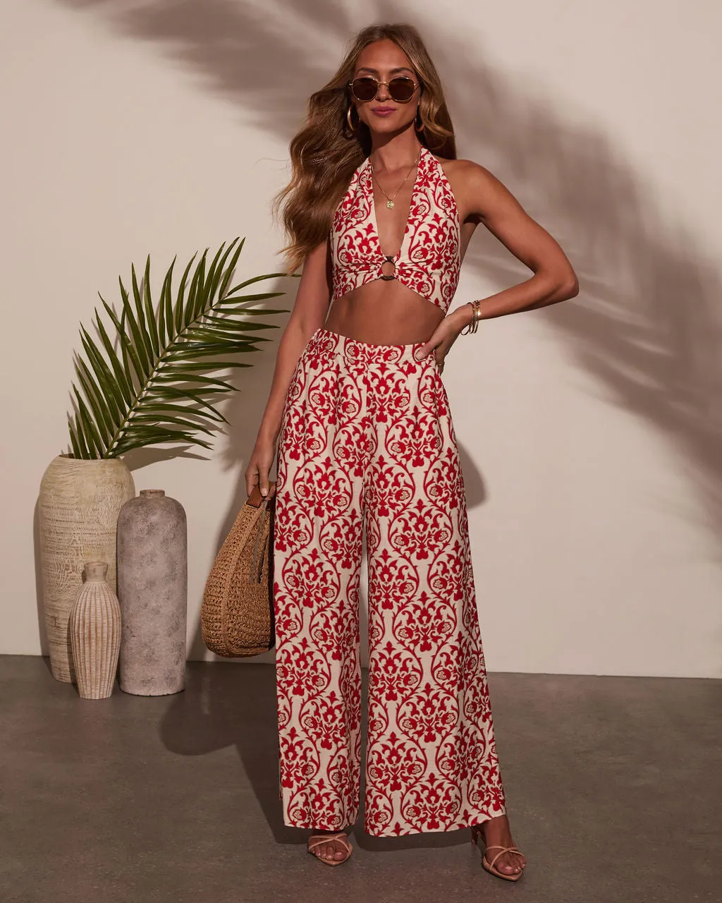 Deep Trance Abstract Halter Crop Top sold by Vici product image thumbnail 2