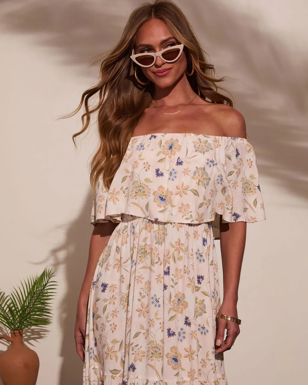 Niah Off The Shoulder Maxi Dress sold by Vici product image thumbnail 2