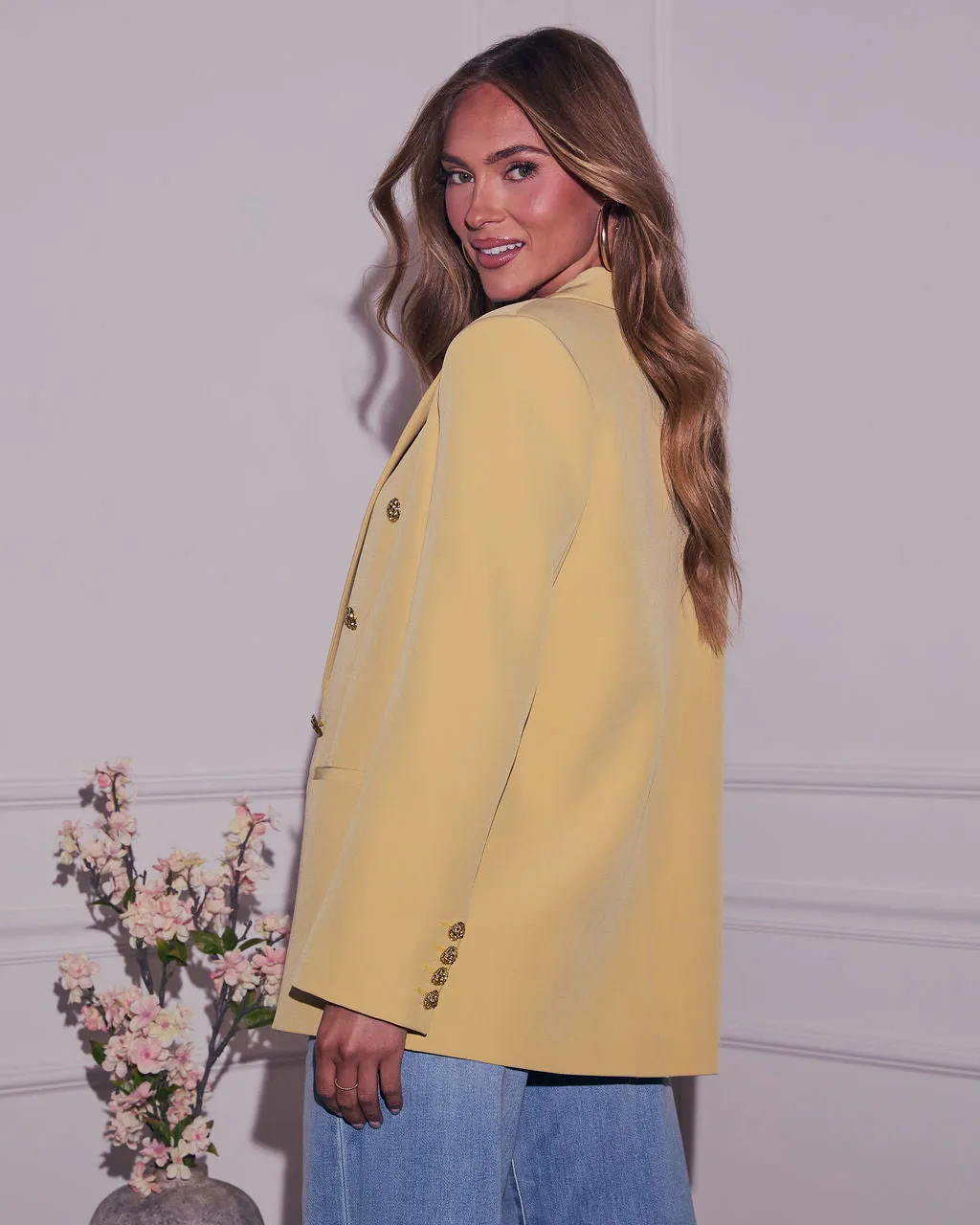 Sunshine Days Double Breasted Blazer sold by Vici product image thumbnail 4