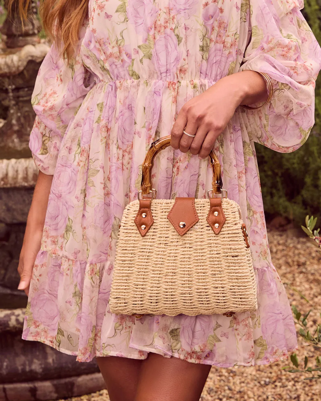 Denah Straw Top Handle Bag sold by Vici product image thumbnail 4