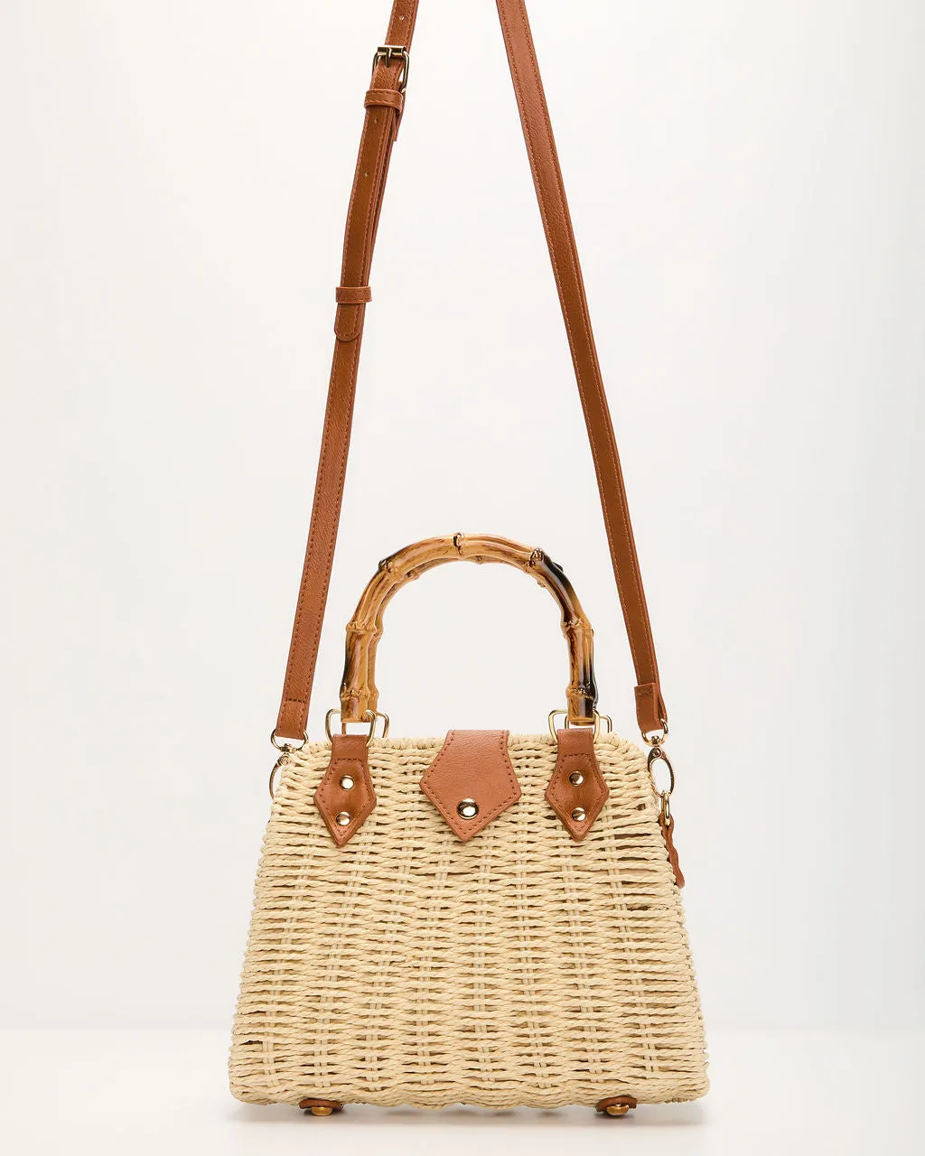 Denah Straw Top Handle Bag sold by Vici product image thumbnail 2