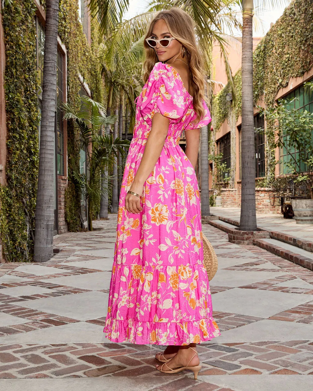 Daydreamer Floral Maxi Dress sold by Vici product image thumbnail 4