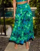Rosalyn Abstract Maxi Skirt sold by Vici