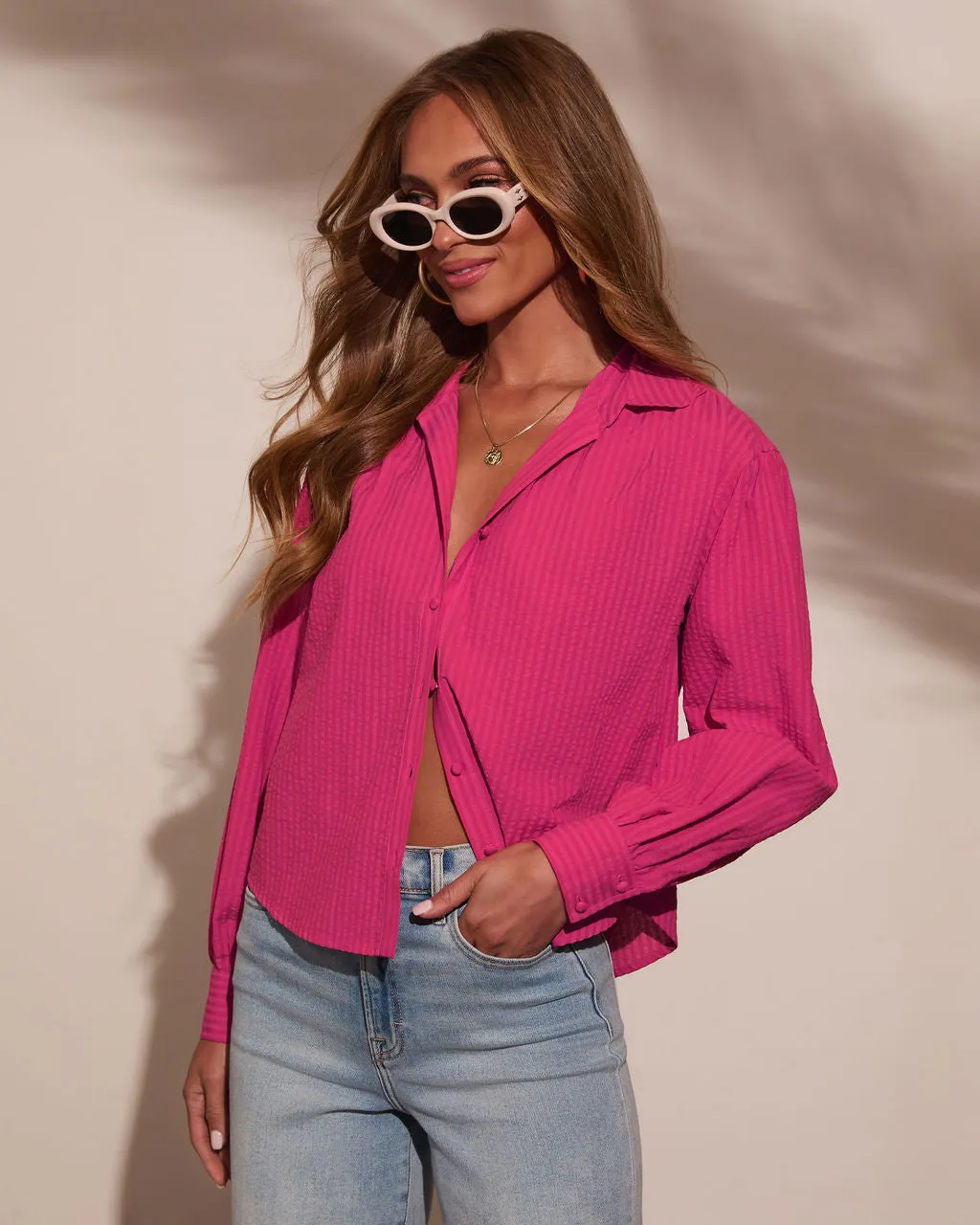 Christell Button Down Top sold by Vici product image thumbnail 3