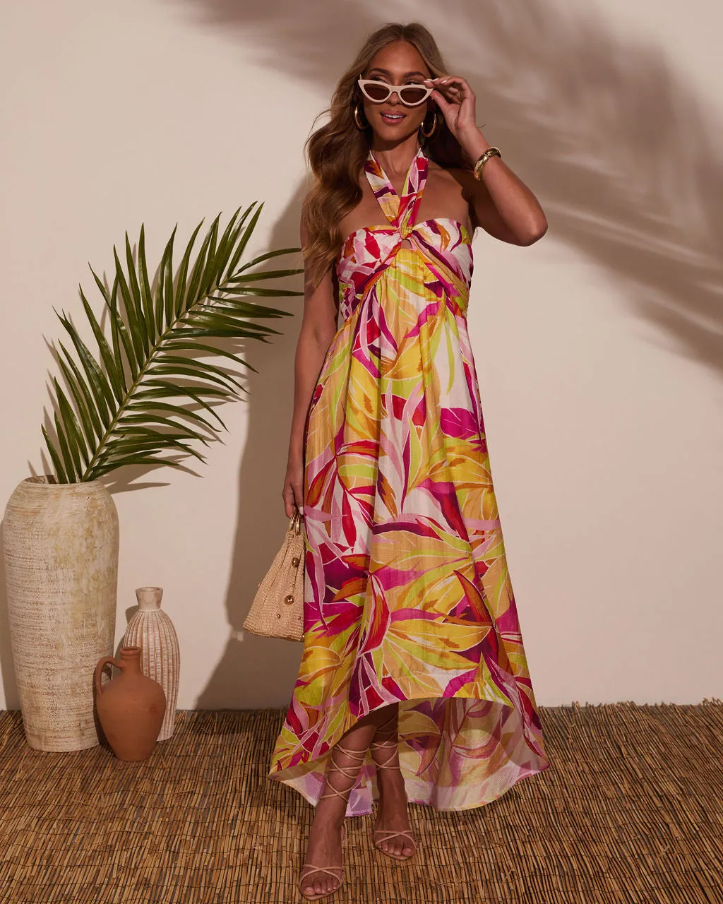 Fun In The Sun Halter Maxi Dress sold by Vici product image thumbnail 5