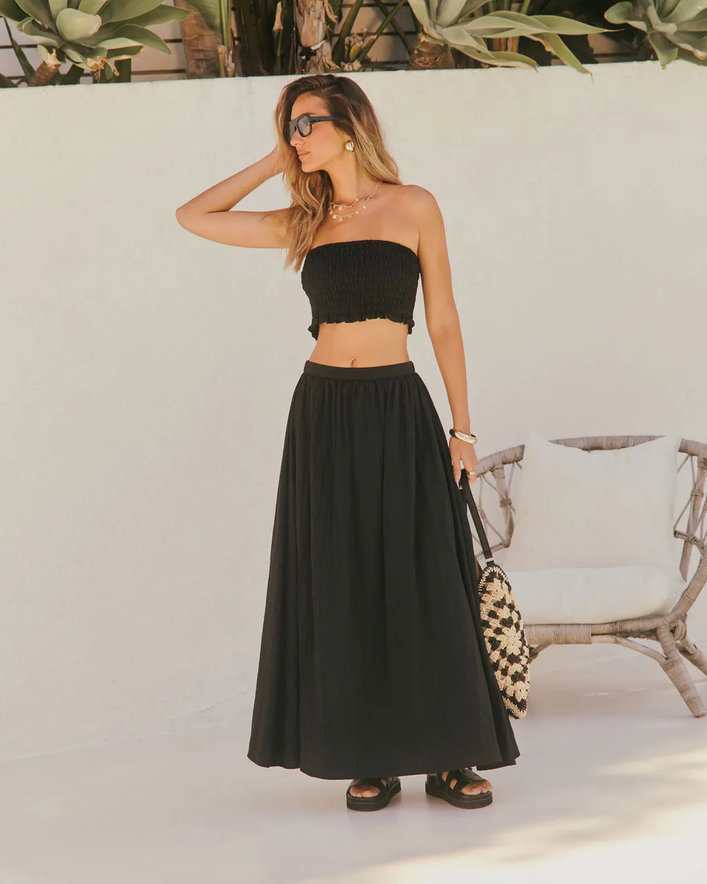 Sunveil Ripstop Maxi Skirt sold by Vici
