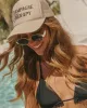 Champagne Therapy Trucker Hat sold by Vici