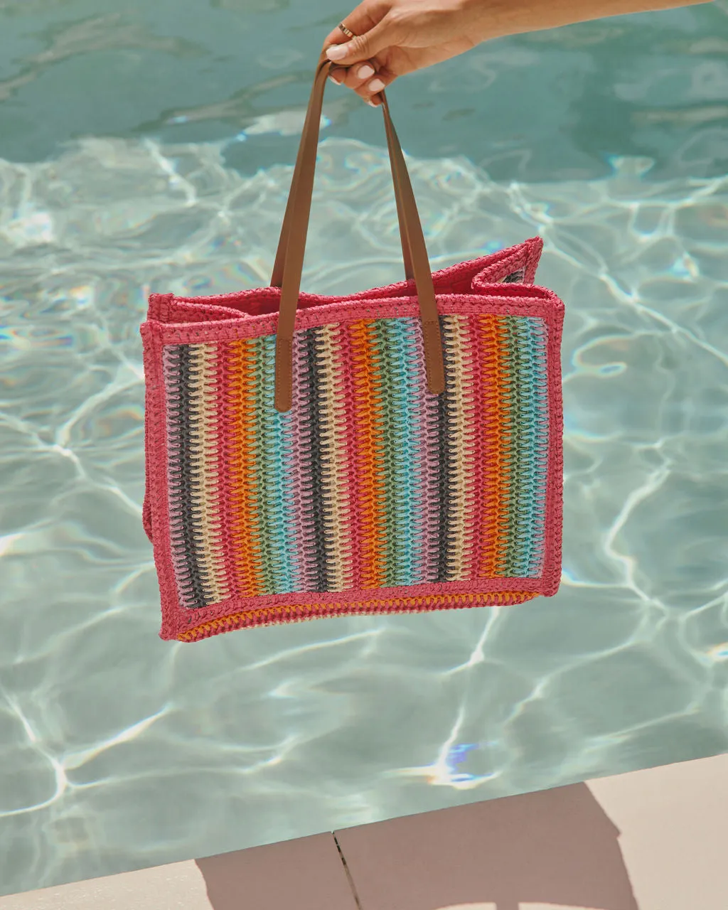 Marbelle Striped Tote Bag sold by Vici product image thumbnail 5