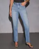 Corline Super Stretch Embellished Straight Leg Jeans sold by Vici