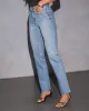 Corline Super Stretch Embellished Straight Leg Jeans sold by Vici