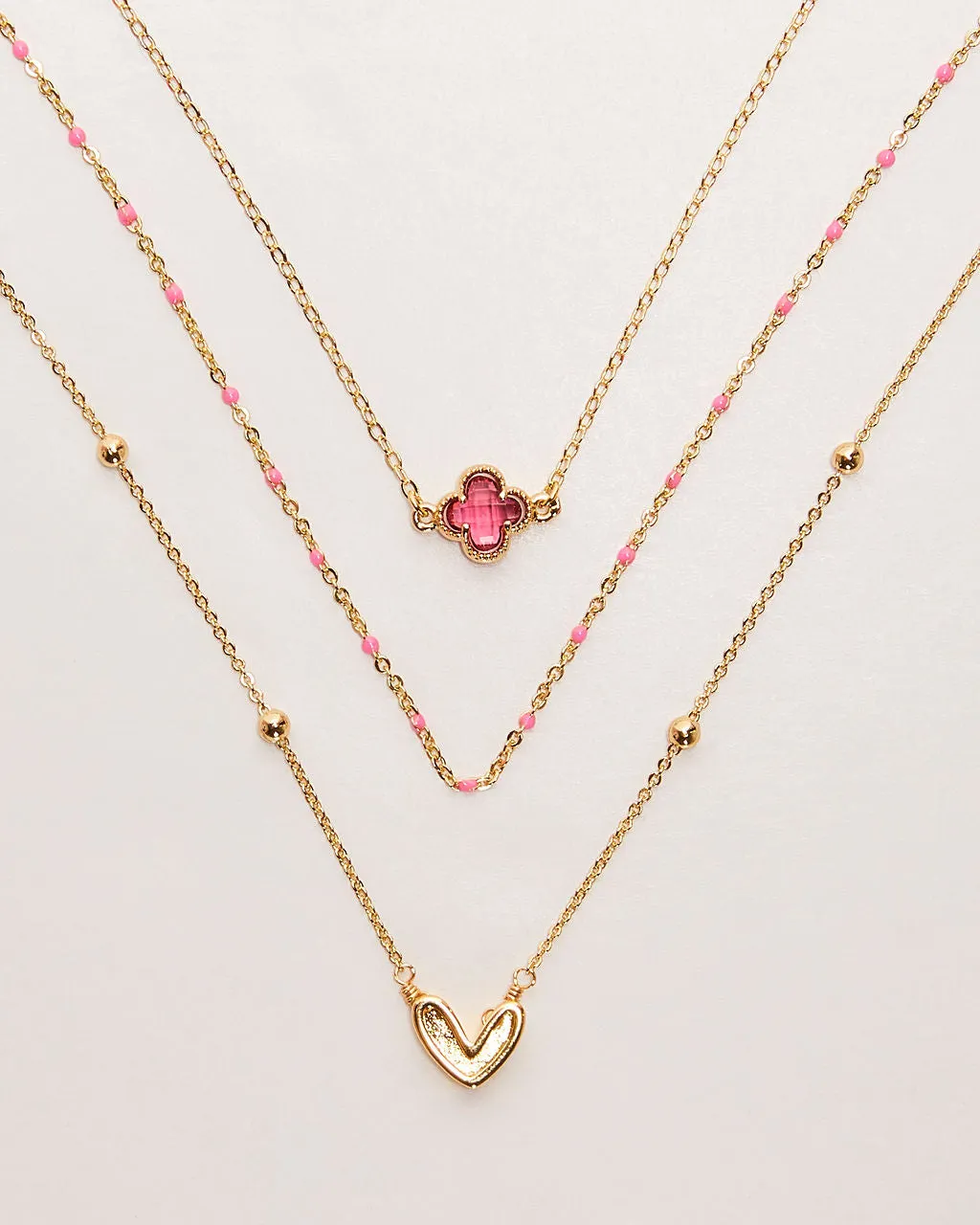 Starlight Charm Layered Necklace sold by Vici product image thumbnail 4