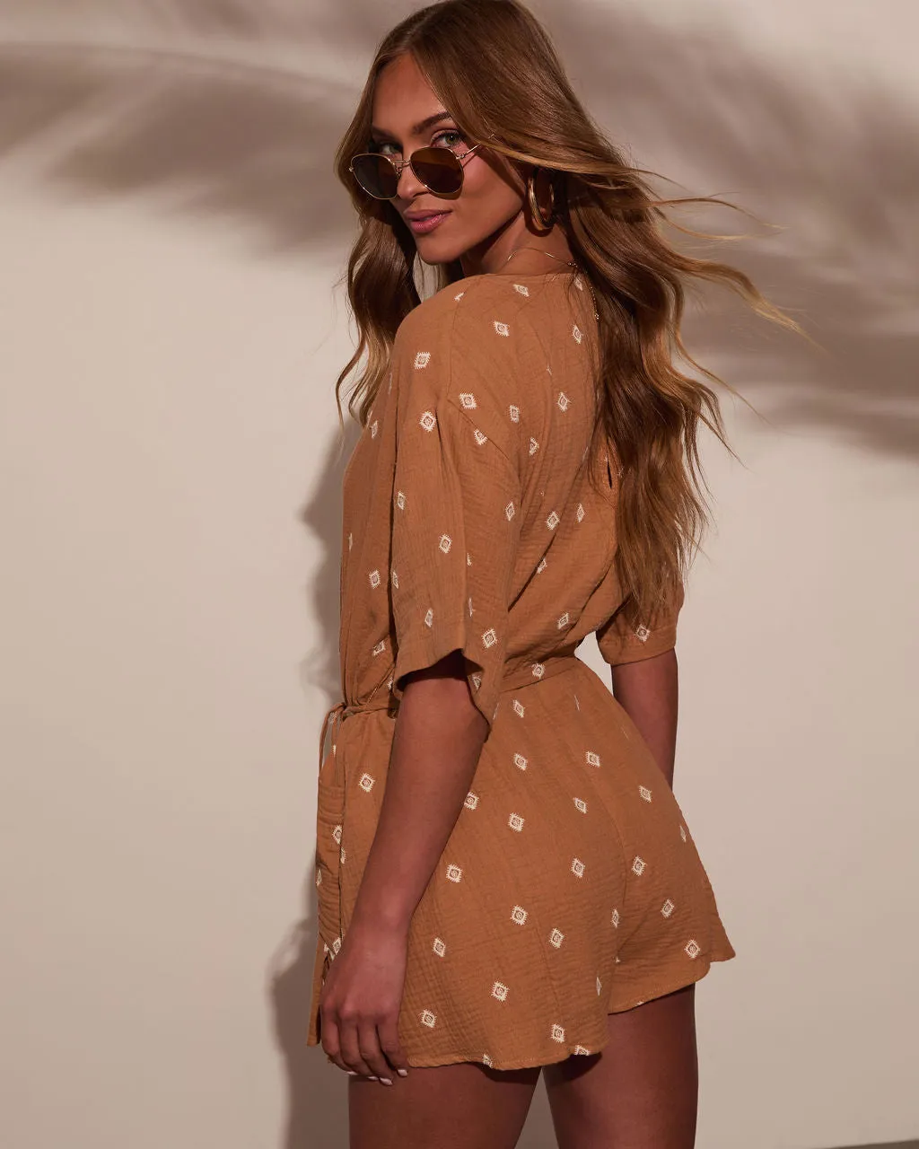 Artisan Aura Waist Tie Romper sold by Vici product image thumbnail 4