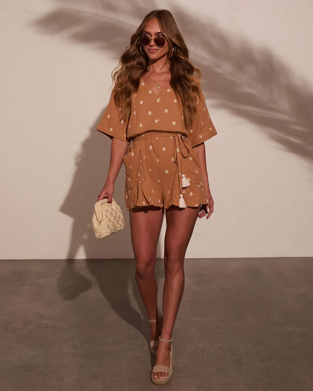 Artisan Aura Waist Tie Romper sold by Vici product image thumbnail 2