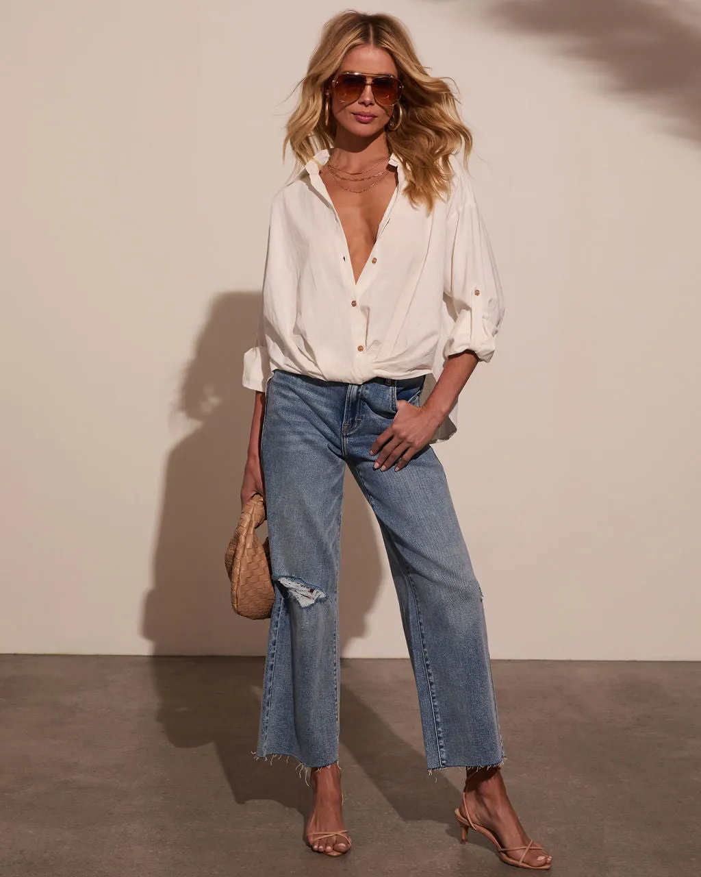 Emmah Button Down Top sold by Vici product image thumbnail 2