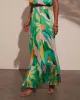Serene Shores Tiered Floral Maxi Skirt sold by Vici