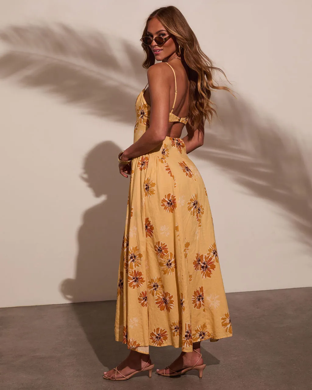 Chase The Sun Floral Maxi Dress sold by Vici product image thumbnail 4