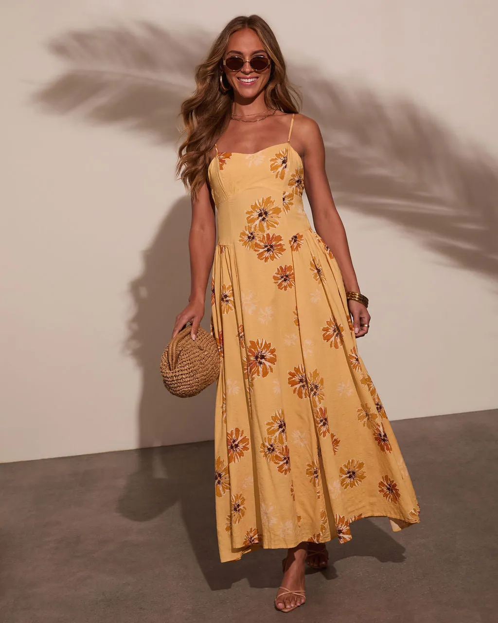 Chase The Sun Floral Maxi Dress sold by Vici product image thumbnail 5