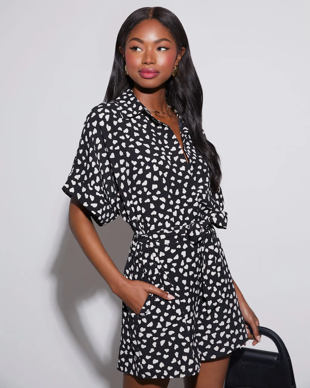 Nixie Printed Romper sold by Vici