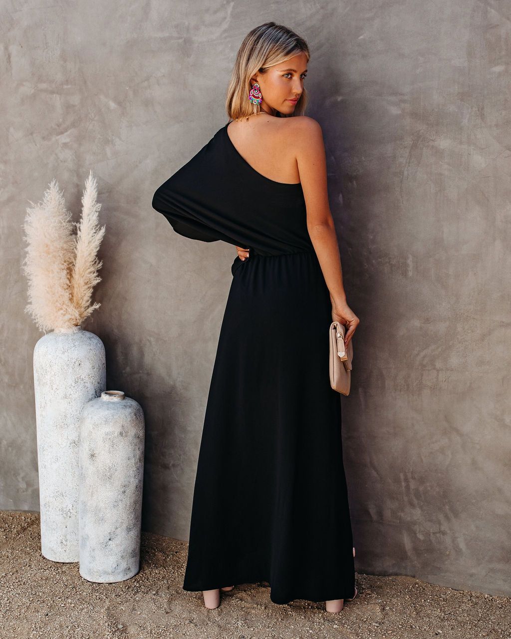 From The Source One Shoulder Maxi Dress sold by Vici product image thumbnail 3