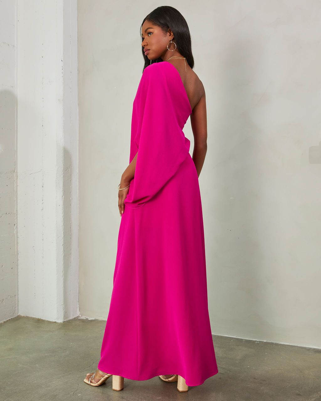From The Source One Shoulder Maxi Dress sold by Vici product image thumbnail 2