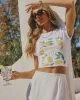 La Dolce Vita Lemon Short Sleeve Graphic Tee sold by Vici