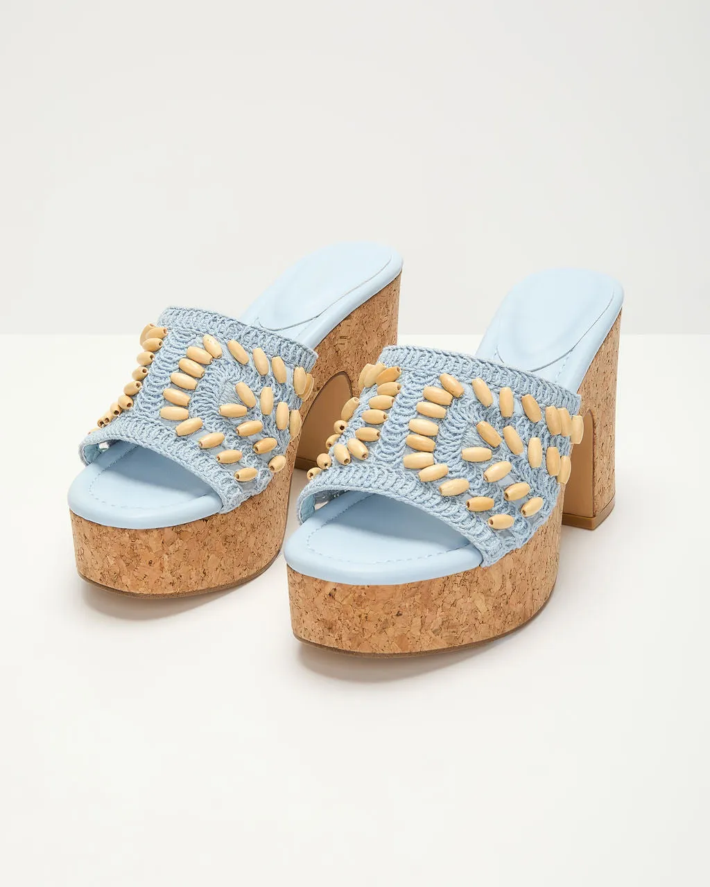 Madisson Shell Crochet Platform Sandal sold by Vici product image thumbnail 2