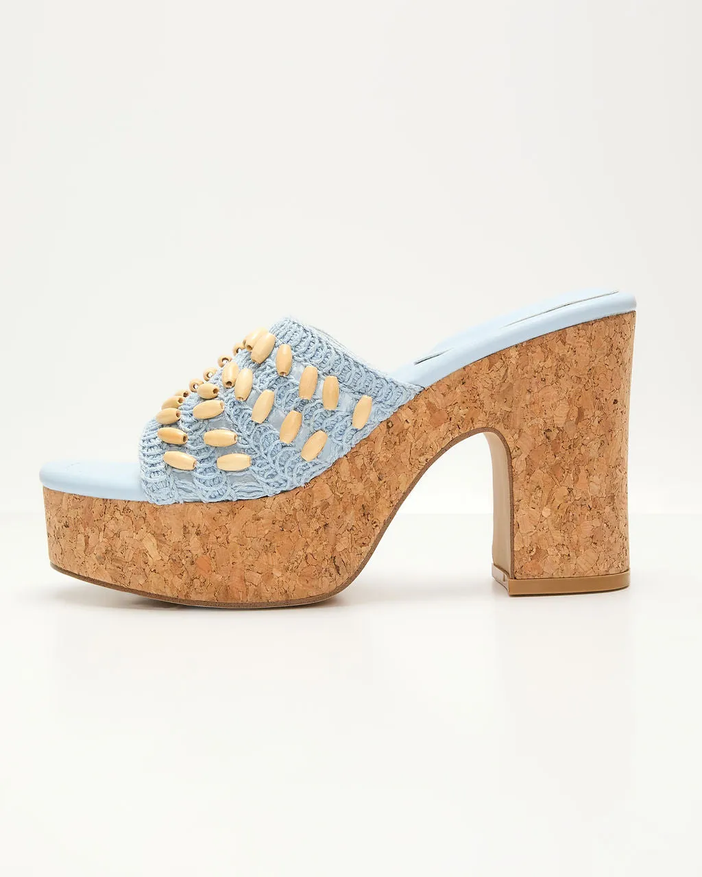 Madisson Shell Crochet Platform Sandal sold by Vici product image thumbnail 4