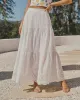 Santorini Breeze Eyelet Maxi Skirt sold by Vici