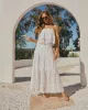 Santorini Breeze Eyelet Maxi Skirt sold by Vici