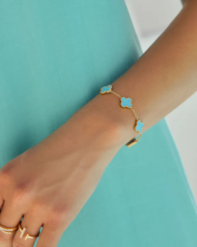 Miranna Clover Charm Bracelet sold by Vici