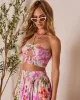 Moonpetal Smocked Floral Halter Top sold by Vici