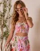 Moonpetal Smocked Floral Halter Top sold by Vici