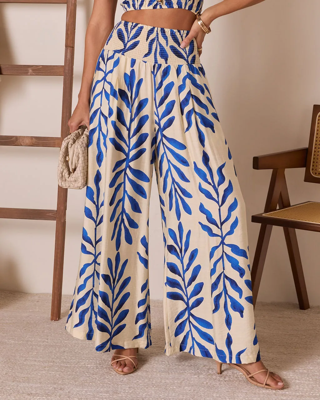 Reynah Tropical Wide Leg Pant sold by Vici