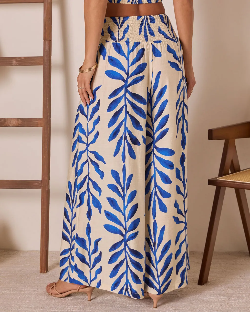 Reynah Tropical Wide Leg Pant sold by Vici product image thumbnail 4
