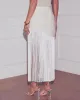 Savinah Fringe Midi Skirt sold by Vici