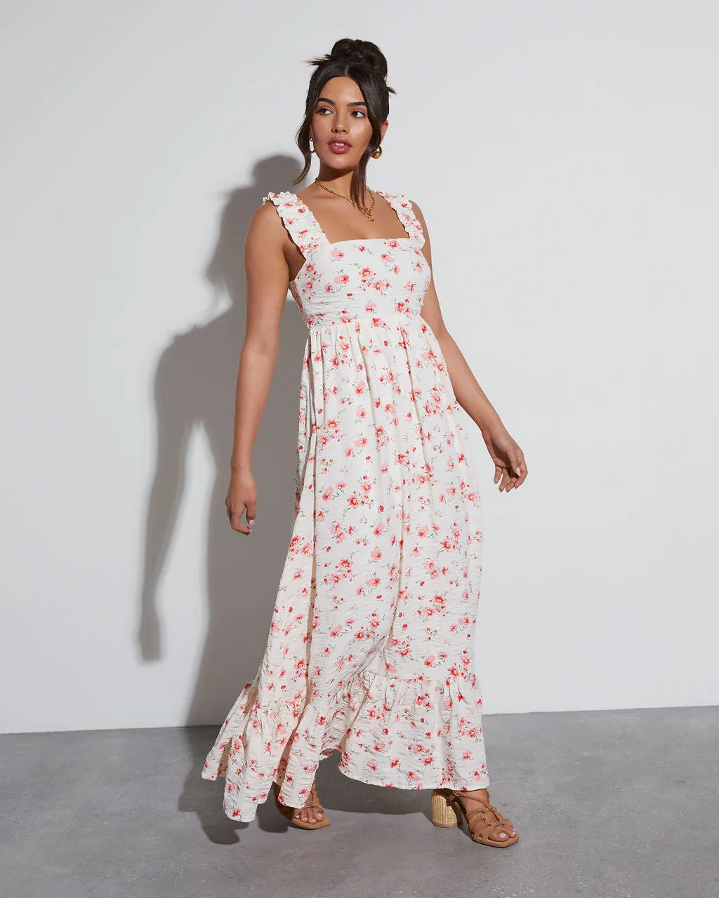 Cottagecore Floral Maxi Dress sold by Vici product image thumbnail 3