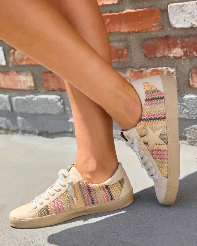 Coolway Multi Color Stitched Star Sneakers made by Vici