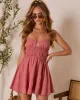 Jazmina Cut Out Halter Mini Dress sold by Vici