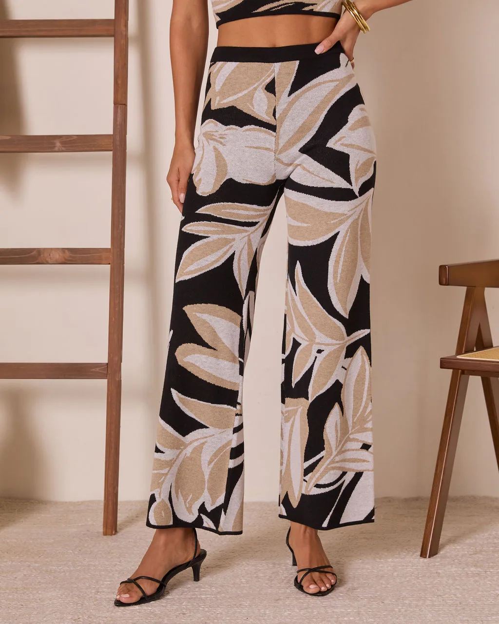 Honey Dust Tropical Knit Pants sold by Vici product image thumbnail 2
