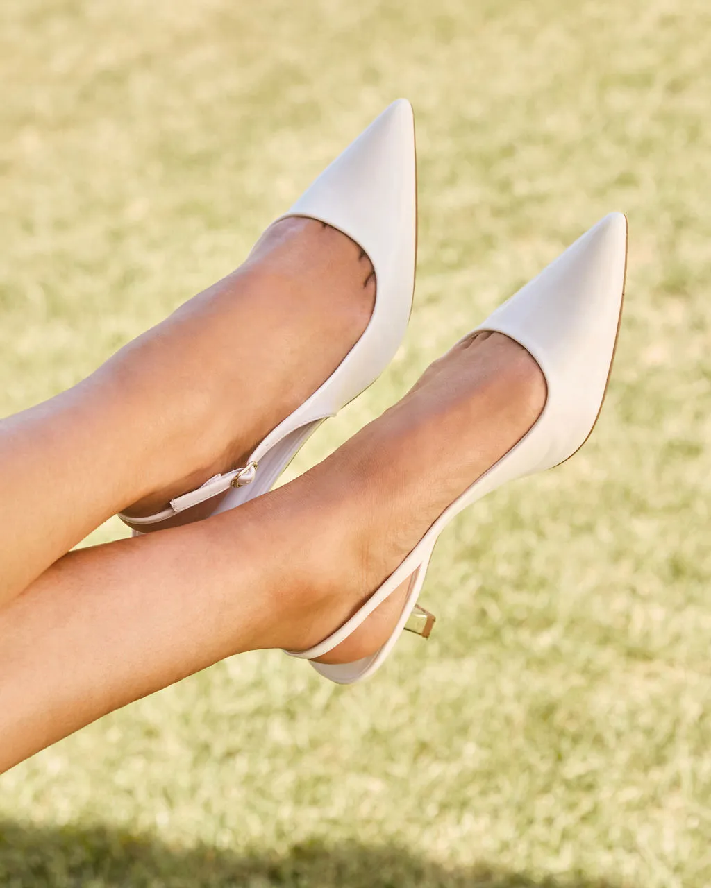 Pavilion Leather Slingback Heels sold by Vici product image thumbnail 3