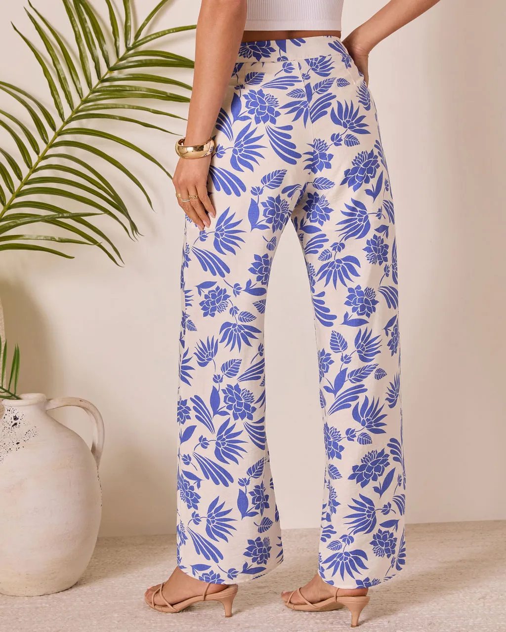 Coastal Bound Tropical Print Pant sold by Vici product image thumbnail 4