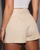 Carlyn Belted Pleated Twill Shorts sold by Vici