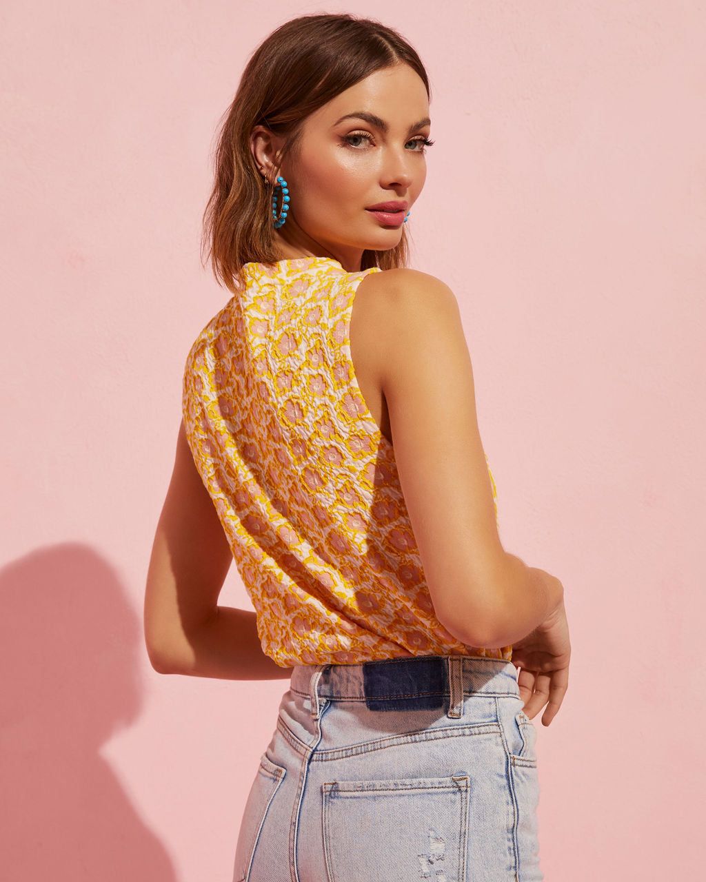 Gardiner Sleeveless Floral Top sold by Vici product image thumbnail 2