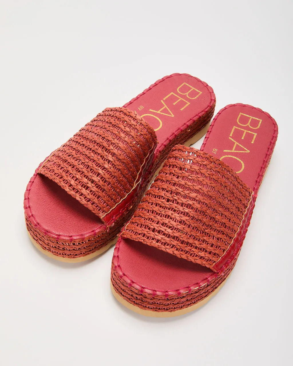 Ashlen Raffia Platform Sandals sold by Vici product image thumbnail 2