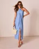 Waveswept Halter Neck Maxi Dress sold by Vici